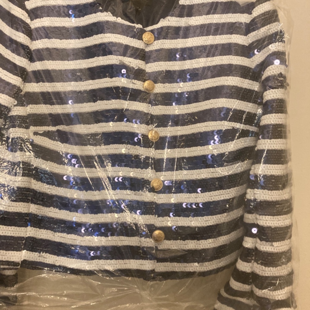 Collection lady jacket in sequins - Picture 3 of 4